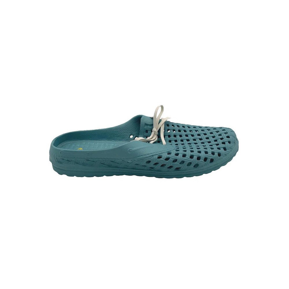 Barbara King Sole Steppers All-Weather Slip On Gardening Shoes Teal -